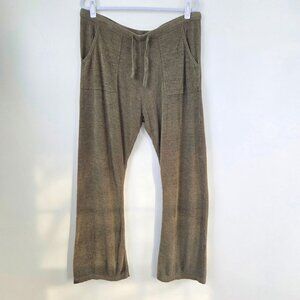 Barefoot Dreams CozyChic Ultra Lite Wide Leg Lounge Pant OliveSize XL